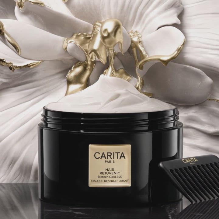 Video: applicazione della maschera Hair Rejuvenic sui capelli biondi.